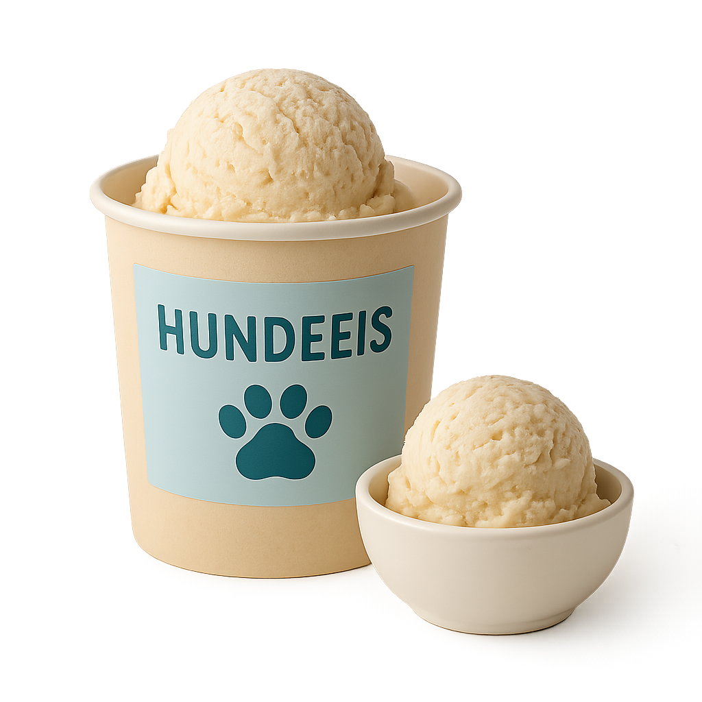 Hundeeis Blaubeere-Kokos - 8 Portionen