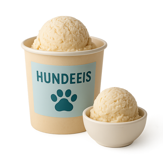 Hundeeis Blaubeere-Kokos - 8 Portionen